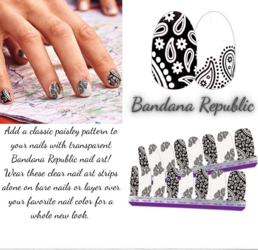 Color Street ~ Bandana Republic ~ Nail Polish Strips